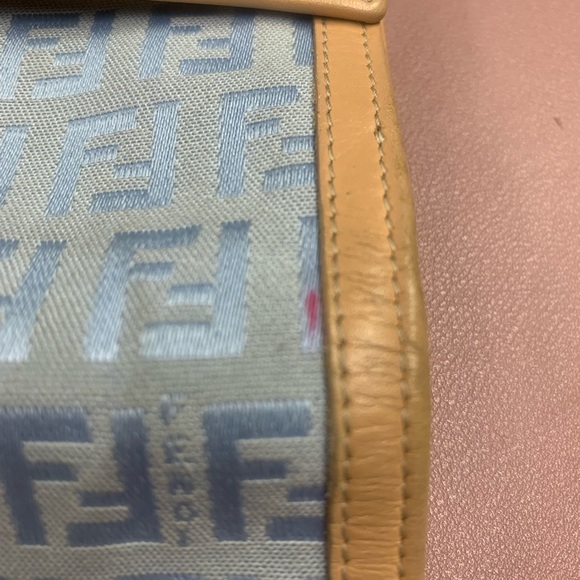 Fendi Zucchino FF Logo Canvas and Leather Wallet - Authentic and GUC - Picture 14 of 16